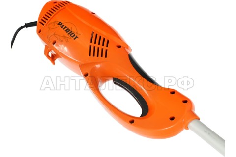 Триммер электрический PATRIOT ET 1200, мощность 1100Вт; разъемная штанга; жесткий кованый вал;
