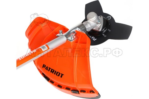 Триммер бензиновый PATRIOT PT 553 (1+1), раб. объем 52сс, 3,0 л.с., "велосипедная" рукоятка, катушка