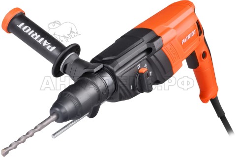 Перфоратор PATRIOT RH 287Q, SDS+, мощность 1065 Вт, 3.2 Дж, 3 режима работы,  быстросмен. патрон
