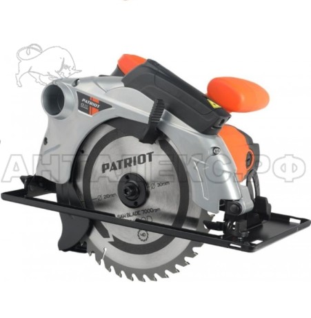 Пила циркулярная PATRIOT CS 212, мощность 1800Вт, пильный диск 210х30 мм