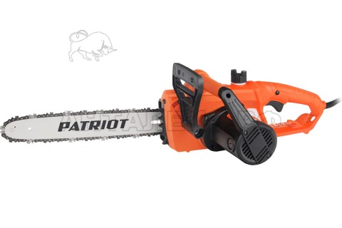 Пила цепная электрическая PATRIOT ESP1814, 1.8кВт, шина 14" цепь 3/8 1,3мм 53зв, поперечный двигат.