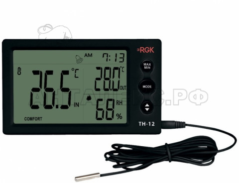 Цифровой термогигрометр RGK TH-12
