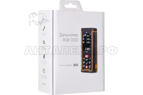 Лазерный дальномер-рулетка RGK D-120