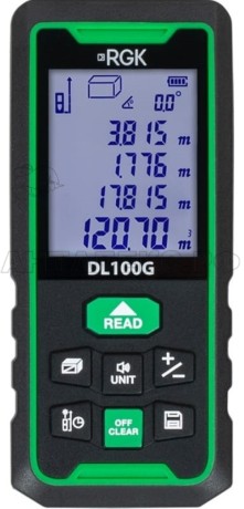 Лазерный дальномер-рулетка RGK DL-100G