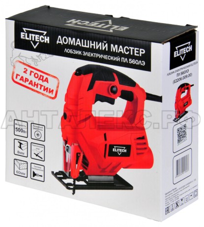 Лобзик Elitech ПЛ 560ЛЭ (E2206.009.00)