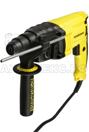 Перфоратор Hanskonner HRH0822RE, SDS+,600 Вт,3 реж,2.2 Дж,0-5500 уд/м,0-1700 об/м,4м рез.кабель,кейс