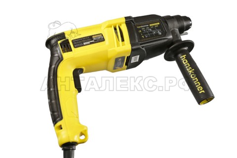 Перфоратор Hanskonner HRH0822RE, SDS+,600 Вт,3 реж,2.2 Дж,0-5500 уд/м,0-1700 об/м,4м рез.кабель,кейс