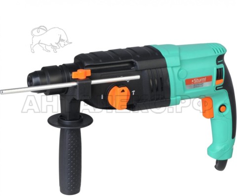 Перфоратор Sturm!, RH25804BR, SDS+, 800 Вт,3 реж.0-4850 уд/мин,0-1100 об/мин,3 Дж.кейс