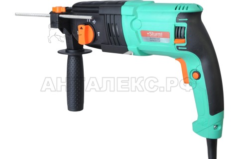 Перфоратор Sturm!, RH25804BR, SDS+, 800 Вт,3 реж.0-4850 уд/мин,0-1100 об/мин,3 Дж.кейс