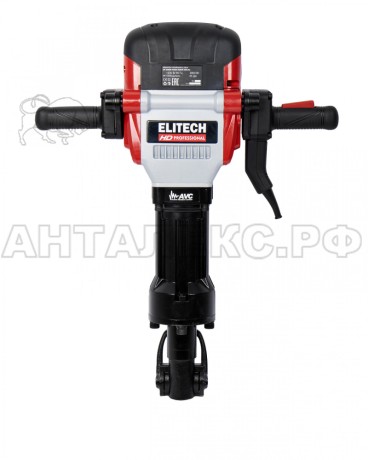 Отбойный молоток Elitech DH 2065E HEX28 AVC,2000Вт,65Дж,1000ум,29кг,кор,пл.пуск,антивибр рукоятка и