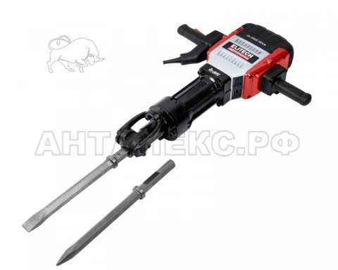 Отбойный молоток Elitech DH 2065E HEX28 AVC,2000Вт,65Дж,1000ум,29кг,кор,пл.пуск,антивибр рукоятка и