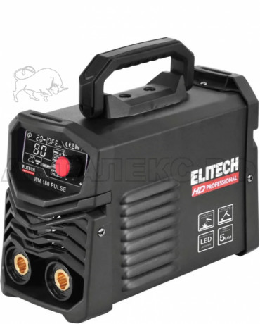 Сварочный инвертор Elitech HD WM 180 PULSE, код 204465