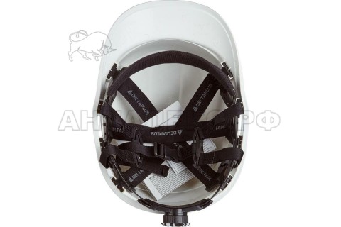 Каска защитная Diamond V UP белая c СОП (в форме бейсболки), застежка Rotor