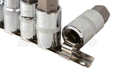 Набор головок Sturm!, 1/2" 55мм Hex 10шт  4, 5, 6, 7, 8, 10, 12, 14, 17, 19 S2