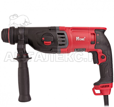 Перфоратор NUMBER ONE EH 900/25-2 (3-х реж,3,2Дж,900Вт,24мм бетон, SDS+,предохр.муфт,набор буров,)