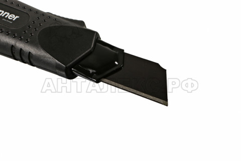 Нож Hanskonner 25мм, обрезиненный корпус, быстрая разблокировка, лезвие SK2 0.7мм