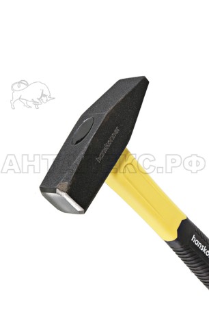 Молоток слесарный Hanskonner  УСИЛЕННЫЙ, фибергл,кованый боек 800гр