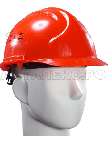 Каска защитная "Исток Евро" (красная) храповик
