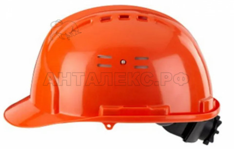 Каска защитная "Исток Евро" (оранжевая) храповик