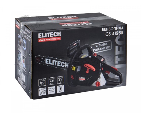 Бензопила цепная ELITECH CS 4125R (E1611.005.00), код 204813