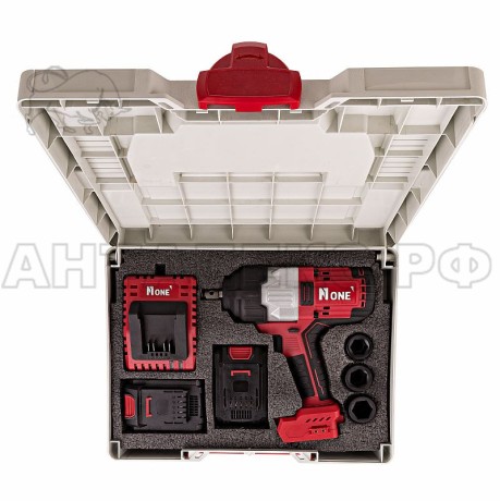 Гайковерт акк.бесщ. NUMBER ONE INDUSTRIAL CIW30/4,0-PRO-2BL(20V.4.0Ah,Max1000Nm,рег.об,реверс,2АКК)