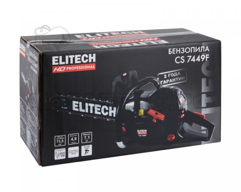 Бензопила цепная ELITECH CS 7449F (E1611.008.00) , код 204817