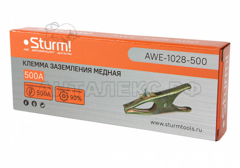 Клемма заземления (Держатель массы) Sturm!, 500A медь