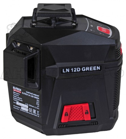 Нивелир лазерный Elitech LN 12D GREEN , код 204736