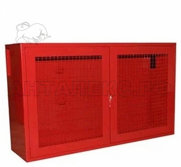 Стенд пож. закрытый с сеткой "М"/"А-М" (1200*550*300) без комплекта