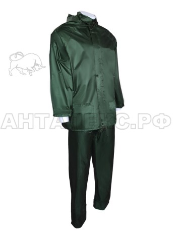 Костюм мужской влагозащитный арт. JS-01 цв. зелёный р. 2XL (56-58) 170-188