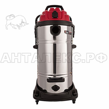 Пылесос строительный NUMBER ONE VC3000/80-2HP (80л,3000Вт,3м шланг,2 двигателя,встр. розетка)