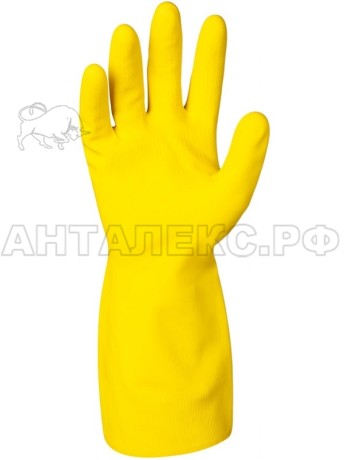 Перчатки Lakeland Natrasol ER18F Bright Yellow К80Щ40, р.9 , жёлтые