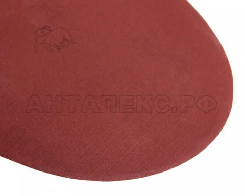 Круг шлифовальный универсальный без отверстий, электрокорунд, липучка,125мм P600 5шт/уп