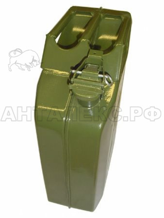 Канистра металлическая 20л ГОСТ с чекой