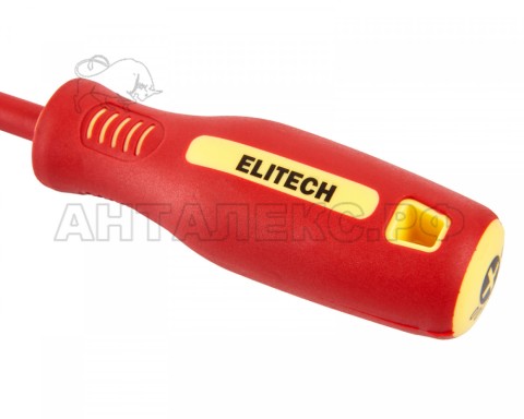 Отвертка Elitech 231203, PH2x100мм диэлектрическая, код 207173