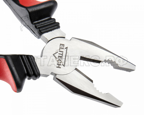 Плоскогубцы комбинированные Elitech ДМ 110303, 200мм, код 207113