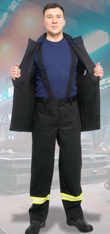 Костюм сварщика Феникс Л 2 кл. 2, куртка/брюки, летний, МВО, ткань WORKER 320 р. 104-108/182-188