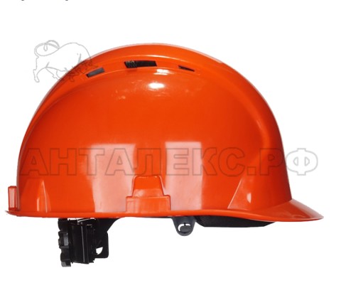 Каска защитная ИСТОК ПРО-2П цв. красный, пластиковый амортизатор, оголовье-храповый механизм