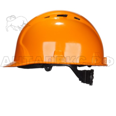 Каска защитная ИСТОК ПРО-2П цв. оранжевый, пластиковый амортизатор, оголовье-храповый механизм