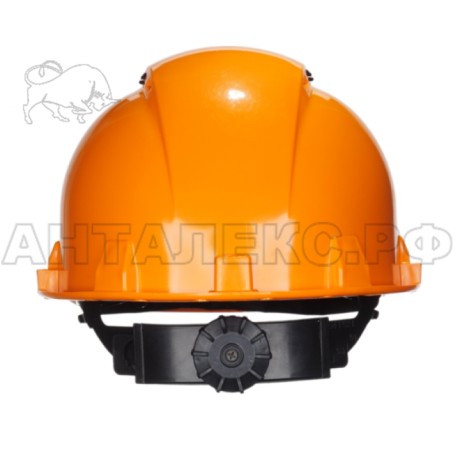 Каска защитная ИСТОК ПРО-2П цв. оранжевый, пластиковый амортизатор, оголовье-храповый механизм