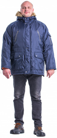 Куртка ут АЛЯСКА-АНТАЛЕКС син/оранж ПЭ 52-543-4