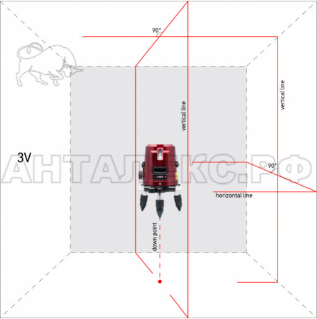 Построитель лазерных плоскостей ADA 3D Liner 3V