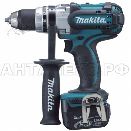 Дрель акк. уд. Makita BНР 444 RFE 14,4В 2х3,0Ач.Li-ion подсветка