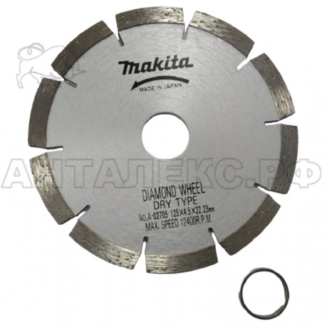 Алм. диск Makita 125x4.5х22.2 сегм.