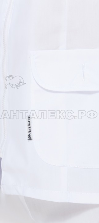 Костюм мед.женский бел/сер. №57.0 48/170