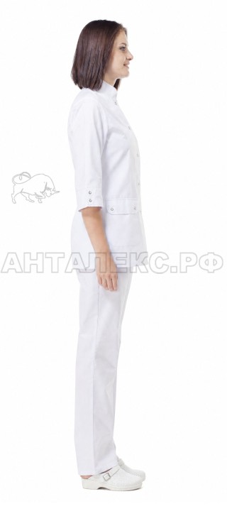 Костюм мед.женский белый №71.1 48/170