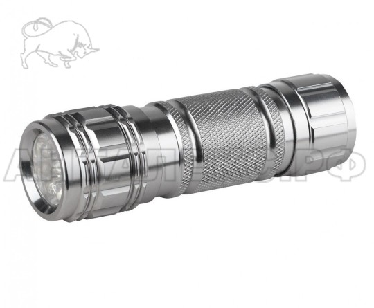 Фонарь ЭРА Ф/К SD9, 9xLED, 3xAAA, алюм