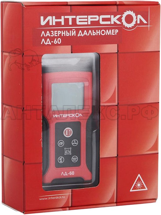 Дальномер лазерный Интерскол ЛД-60