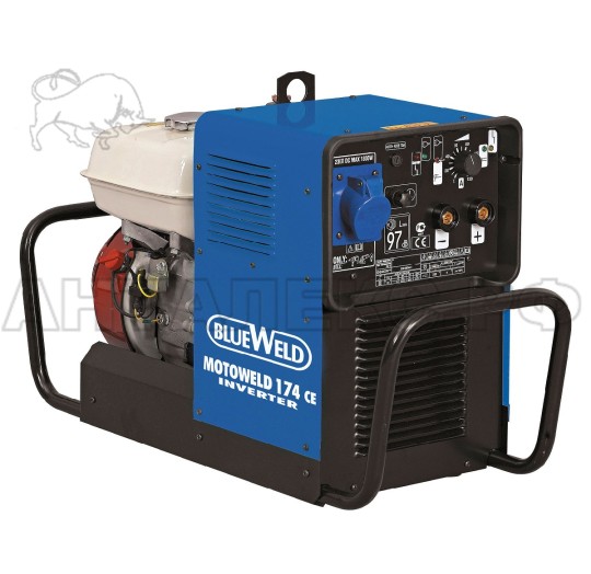 Инверторный сварочный генератор Blueweld для ММА, TIG-DC св Motoweld 174 СЕ
