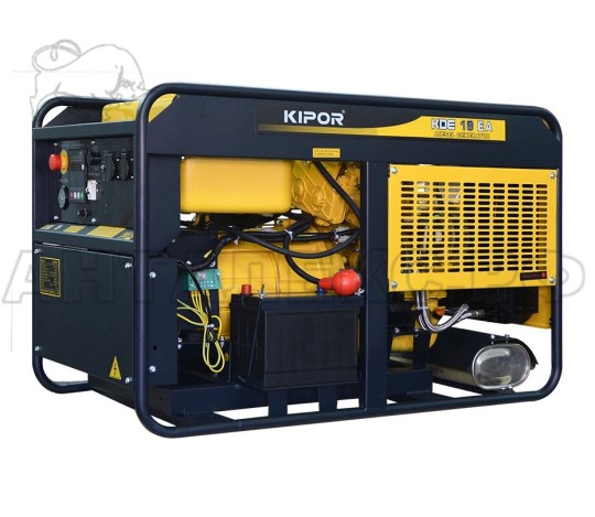 Эл.станция KIPOR KDE19EA, 16.7 кВт, 220 В, дизель, откр